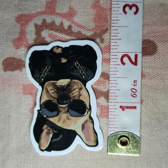 (K) Gangsta Frenchie Dog Sticker Doggie Dog Mom Puppy French Bulldog - Picture 4 of 5